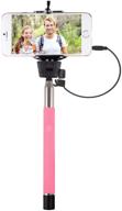 📸 capture picture-perfect selfies with the vivitar viv-tr-365-pink smartphone selfie wand in pink logo