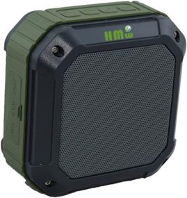 img 1 attached to 🔊 HMW Outdoor M4: The Ultimate Waterproof Portable Bluetooth 4.0 Wireless Square Shower Speaker – Green