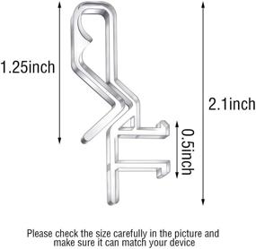 img 3 attached to Скрытые пластиковые клипсы горизонтальных занавесей