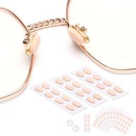 👃 100 pairs soft foam nose pads: anti-slip & self-adhesive for glasses, comfortable & makeup-friendly (nude color) logo