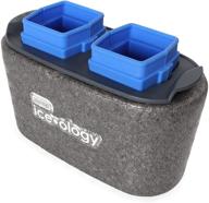 dexas ice•ology clear cube cubes logo