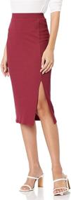 img 4 attached to Effortlessly Stylish: Drop Womens Veronique Waist Skirt for Modern Women's Clothing