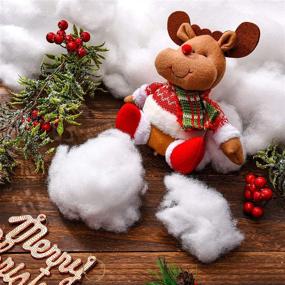 img 2 attached to Indoor Winter Wonderland: Fluffy Fake Snow Blanket for Christmas Village Displays – 2.12 oz