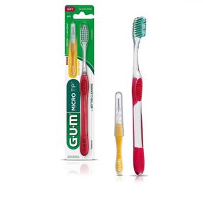 img 3 attached to Gum Toothbrush with Micro Tip, Pack of 3 - #471