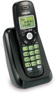 vtech va17141bk dect 6.0 cordless phone - caller id, wall-mountable - black logo