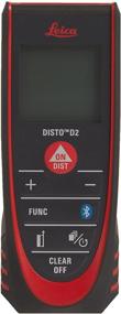 img 4 attached to 📏 Leica 838725 DISTO D2 New 330ft Laser Distance Measure with Bluetooth 4.0, Black/Red, Compact Design