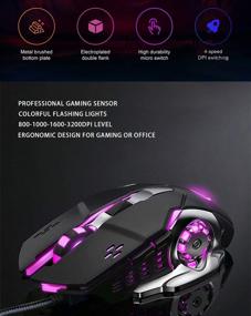 img 1 attached to Ultimate Gaming Combo: 7KEYS One Handed Keyboard and Mouse for PC/Laptop/Switch/PS4/Xbox ONE – Backlit & Portable