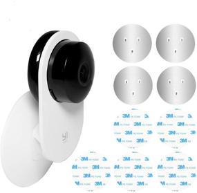 img 4 attached to 📷 Yi Home Security Camera Wall Mount - 4-Pack | Hassle-Free Installation, No Drilling Required (Camera Not Included)