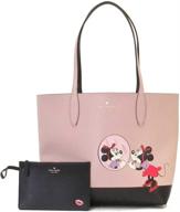 spade disney minnie reversible leather logo