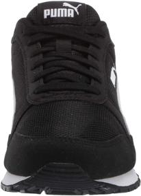 img 3 attached to 👟 PUMA Unisex-Baby Carson 2 Metallic Mesh Hook and Loop Sneaker Black-Gold, Size 4 Toddler: Stylish and Comfortable Footwear for Little Feet