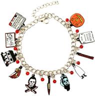 fandom enthusiast halloween michael bracelet logo