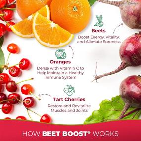 img 2 attached to 🍒 NutriGardens Beet Boost: Powerful Beet Powder Nitric Oxide Booster and Energy Supplement with USA Grown Beets + Tart Cherry - Supercharge Your Health with Whole Beetroot Supplement, Red Beet Root Super Juice, Outperforming Vegan Supplements 8.5 Oz