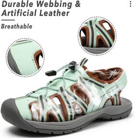 img 3 attached to SAGUARO Sandals Waterproof Breathable Fisherman Men's Shoes