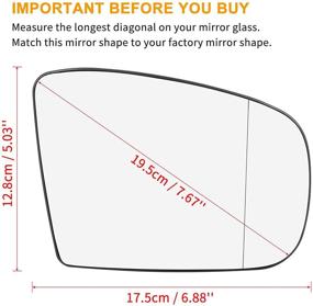 img 2 attached to AUTOHAUX Mirror Backing Passenger Mercedes
