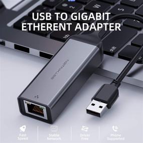 img 2 attached to 💻 High-Speed USB Ethernet Adapter: Network Gigabit RJ45 LAN Converter for Nintendo Switch, MacBook, iMac, and More