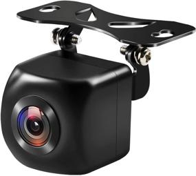 img 4 attached to 📷 Камера заднего вида Niloghap HD водонепроницаемая: IP69K, ночное видение, высокое разрешение 720P, угол обзора 140°, универсальная камера заднего вида для автомобиля (черная)