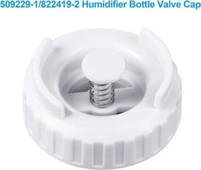 img 2 attached to Mudder 509229-1 822419-2 Humidifier Bottle Valve Cap Valve Caps for Humidifier - Compatible with Kenmore Moistair Emerson Essick - Fits for 758144071 758144170 758144070 758154200 758144150 (2 Pack)