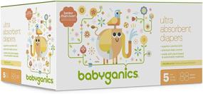 img 3 attached to 💧 Organic Babyganics Diapers, Size 5, 88 Count – Excellent Absorbency