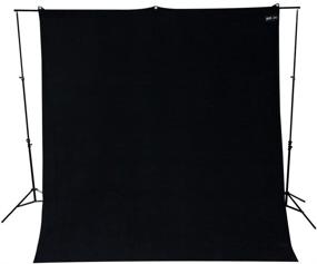 img 1 attached to 📸 Westcott 133: Versatile 9x10-Feet Rich Black Background for Immersive Photography