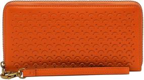 img 4 attached to 👜 Fossil Logan Around Clutch Brown: Stylish Women's Handbags & Wallets with Wristlet Functionality