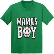 👻 halloween toddler boys' clothing and tops: mamas boy hockey tees & shirts logo