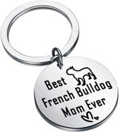 bekech french bulldog keychain frenchie logo