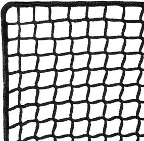 img 4 attached to 🏌️ IUZEAI Heavy Duty Nylon Golf Practice Net with Golf Ball Hitting Netting - Barrier Nets 10x10ft/10x15ft/10x20ft