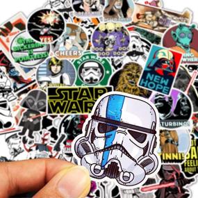 img 2 attached to Set of 50 Star Wars Mixed Stickers 🌟 - Popular Laptop Water Bottles Phone Case Notebook Decal Variety
