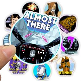 img 1 attached to Set of 50 Star Wars Mixed Stickers 🌟 - Popular Laptop Water Bottles Phone Case Notebook Decal Variety