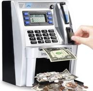 personal silver money saving machine logo