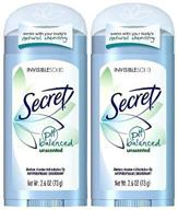 secret invisible antiperspirant deodorant unscented logo