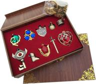 the ultimate collection series: legend of zelda twilight princess, hylian shield & master sword keychain, necklace & jewelry sets logo