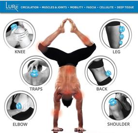 img 2 attached to 🔵 Expert's Choice: Lure Edge Cupping Therapy Sets - 8 Silicone Cups for Professional Cupping, Blue Flex Cups