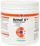 🐾 vetoquinol renal k+ potassium supplement powder | for dogs and cats | 3.5oz size logo