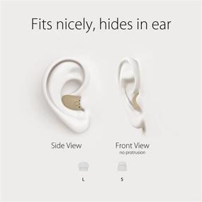 img 2 attached to 🎧 Наушник GoNovate G11 Bluetooth Earpiece Wireless Earbud Mini Invisible, 6 часов воспроизведения, магнитное USB-зарядное устройство, самая маленькая гарнитура с микрофоном для iPhone Samsung Galaxy (бежевый - 1 штука)