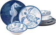 🌊 stunning certified international oceanic melamine dinnerware for a dazzling dining experience логотип