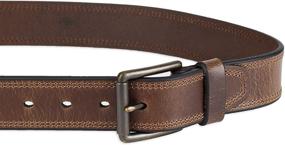 img 2 attached to 👔 Levis Double Rivet Leather Belt: Stylish Men's Accessory for Fashionable Belts