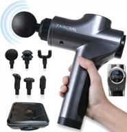 ultimate muscle relief: handheld percussion massage gun with 6 interchangeable heads, 99 speed settings - theragun legiral logo