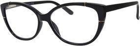 img 2 attached to 👓 Gemma Progressive Multifocus Reading Glasses - Blue Light Blocking for Women and Men, No Line Multifocal Readers (Black) +2.50: Enhance Your Vision and Combat Eye Strain