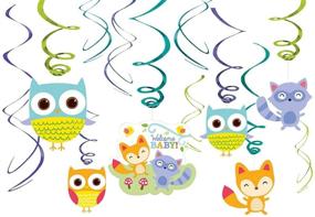 img 2 attached to 🌲 Woodland Welcome Foil Swirl Decorations Value Pack