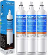 🌊 pureplus 9990 refrigerator water filter: lg lt600p & kenmore 469990 replacement - 3pack логотип