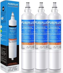 img 4 attached to 🌊 PUREPLUS 9990 Refrigerator Water Filter: LG LT600P & Kenmore 469990 Replacement - 3Pack