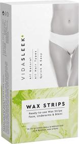 img 3 attached to 🧖 24 Count Hair Removal Wax Strips for Face, Underarms, and Bikini