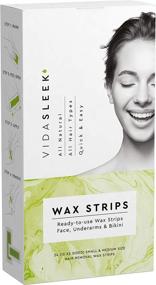 img 4 attached to 🧖 24 Count Hair Removal Wax Strips for Face, Underarms, and Bikini