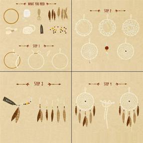 img 1 attached to Outuxed 8pcs 10-inch Metal Crafts Hoops: Ideal for DIY Crafts, Dream Catchers, and Wedding Decor