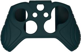 img 3 attached to Enhance Gaming Performance with PlayVital Samurai Edition Racing Green Anti-Slip Silicone Skin for Xbox One X/S Controller: Protective Case with Black Thumb Stick Caps