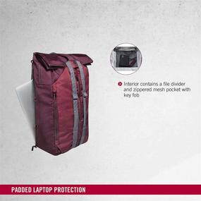 img 1 attached to Stylish and Durable: Victorinox Altmont Active Backpack Burgundy - Perfect for Active Lifestyles