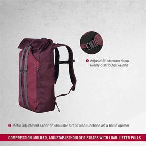 img 2 attached to Stylish and Durable: Victorinox Altmont Active Backpack Burgundy - Perfect for Active Lifestyles