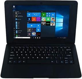 img 3 attached to 【Win10/Office 2010 】 Ultra-Thin Laptop 10.1 inch - AtomX5 Z8350 Quad Core, 2GB RAM/32GB EMMC - High-performance Notebook (2GB+64GB Capacity incl. 32GB Micro SD Card), Black