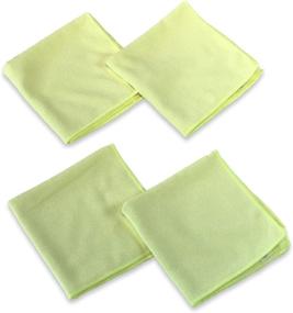 img 4 attached to 🧽 Clear Kleen All Purpose Microfiber Cleaning Towel - Ultimate cleaning solution for kitchens, baths, autos, glass & more - 310 GSM - Soap-free, Durable, Washing & Drying - 16" x 16" - Packs of 4, 8 or 16